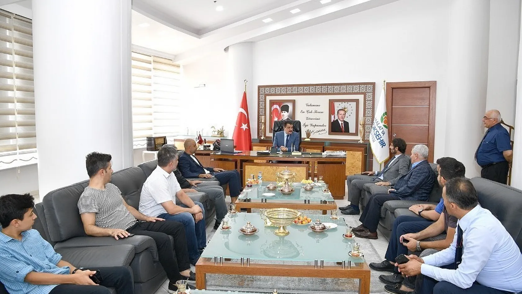 Başkan Gürkan, Altıntop ve Kafkas ile bir araya geldi 