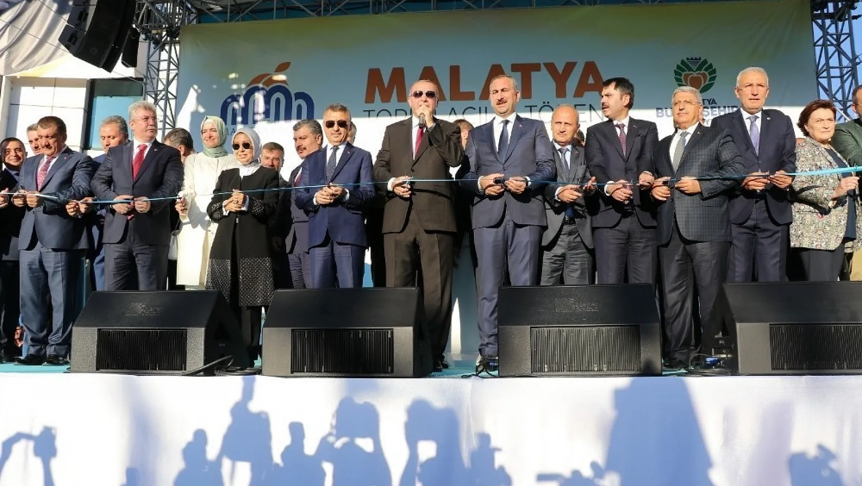 Cumhurbaşkanı Erdoğan Malatya'da toplu açılış törenine katıldı 