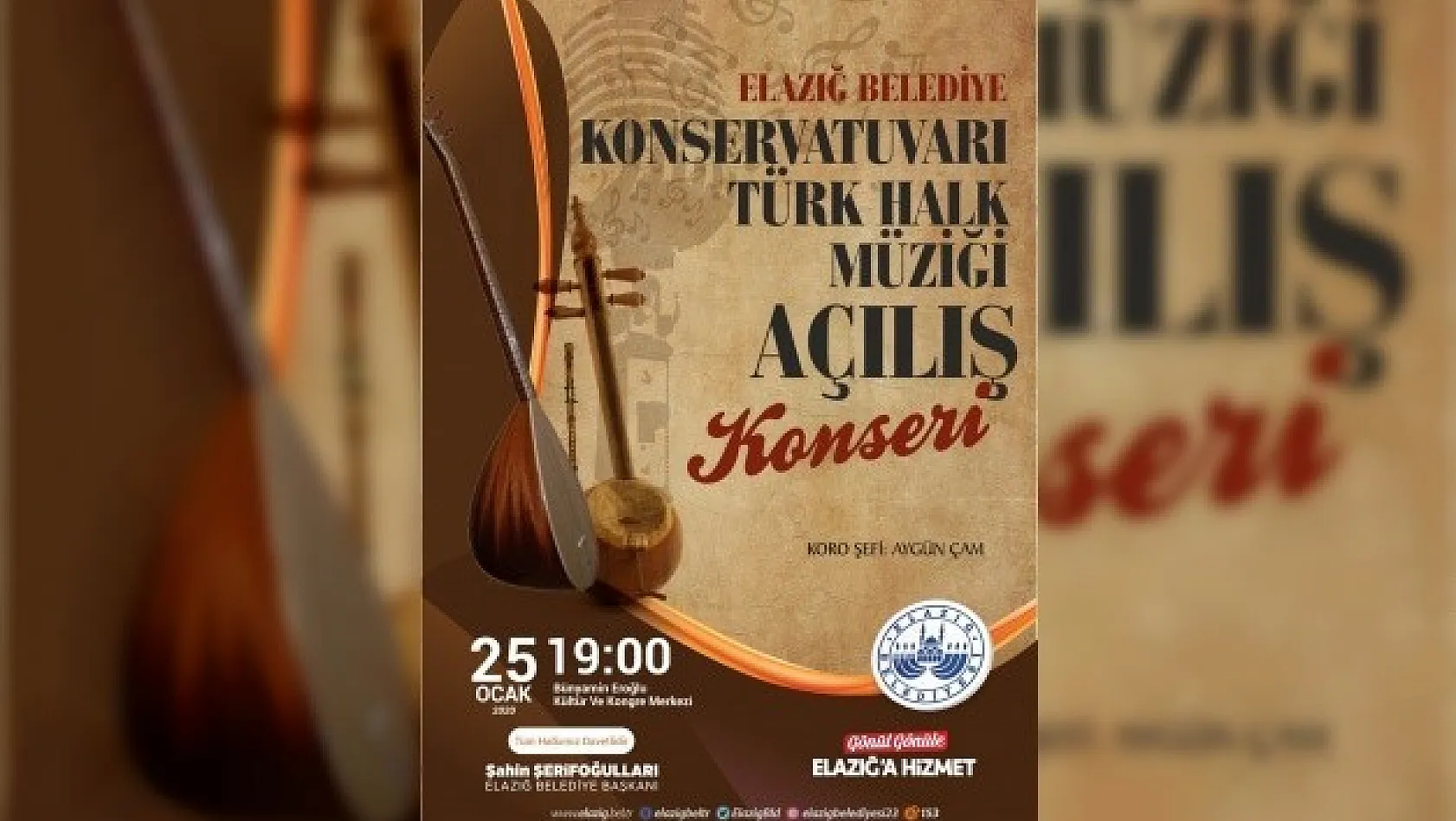 Elazığ Belediyesinden Yılın İlk Konseri