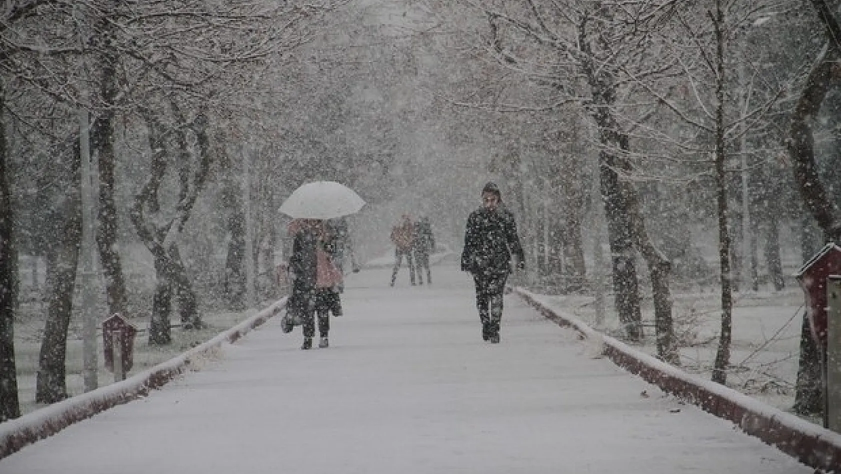 Elazığ'da Beklenen Kar Yağışı Başladı!