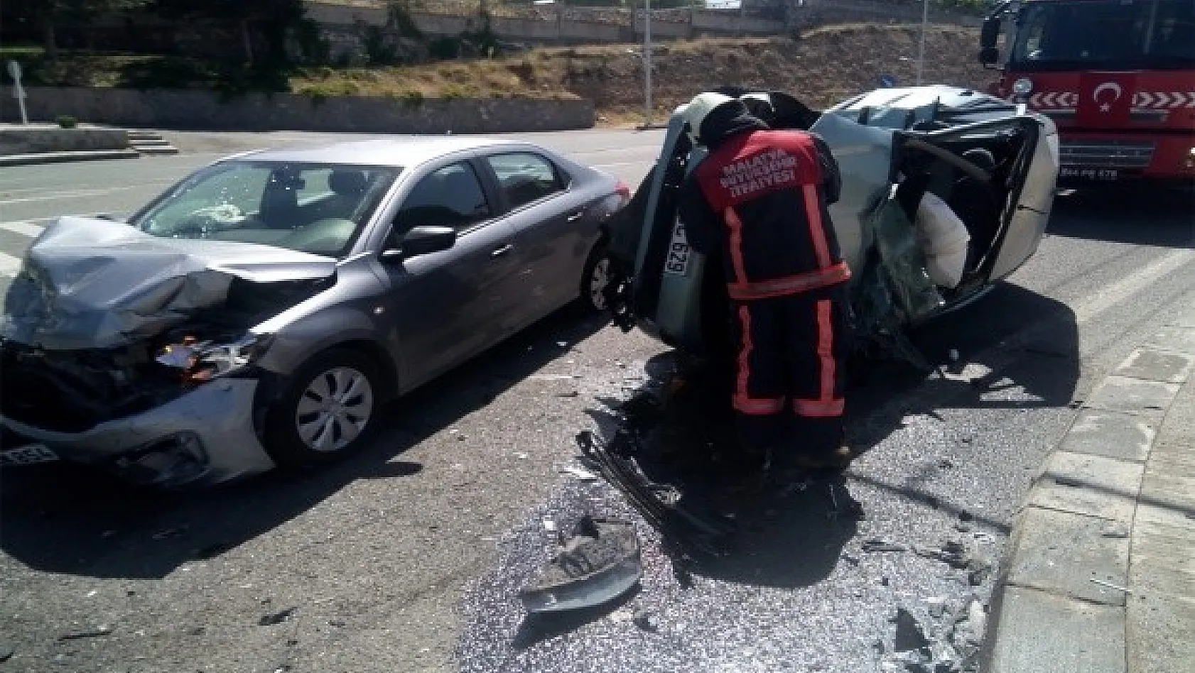 Malatya'da Trafik Kazası!
