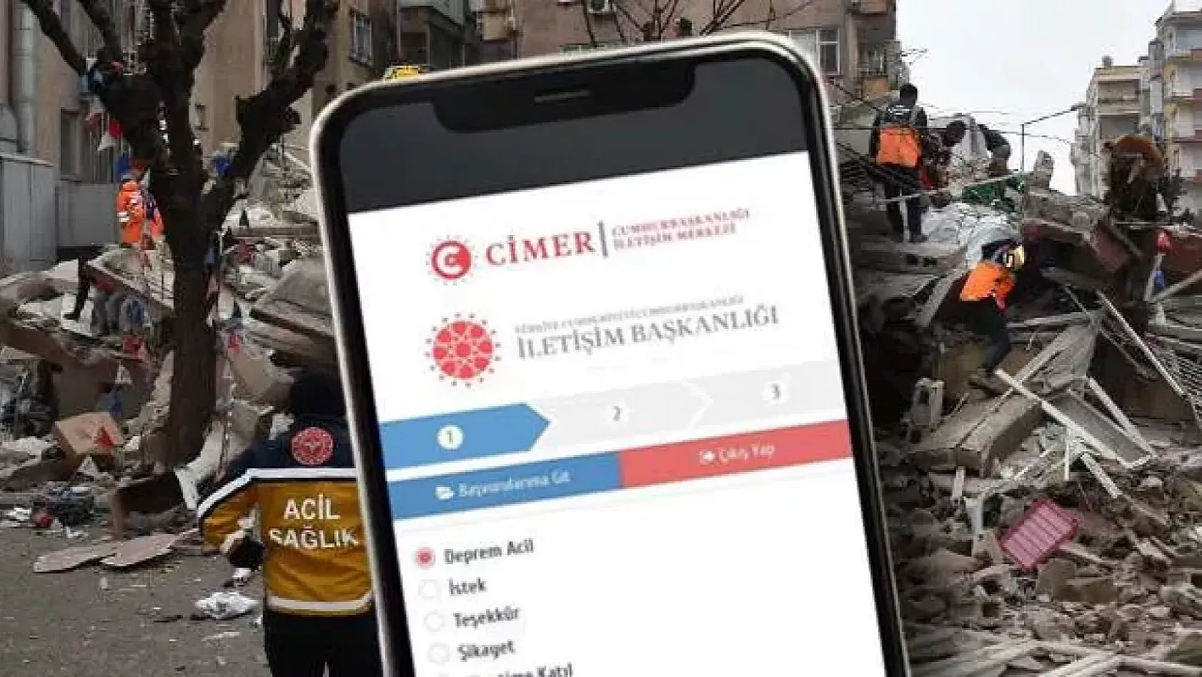 CİMER'den 'Deprem Acil' Başlığı