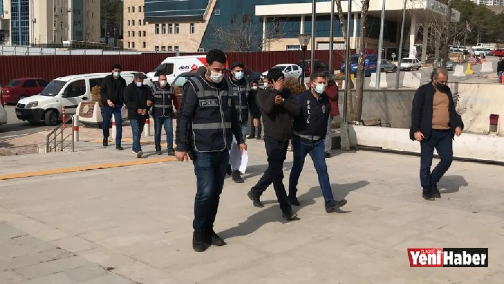 Elazığ'da Aranan 3 Şüpheli Yakalanıp Tutuklandı
