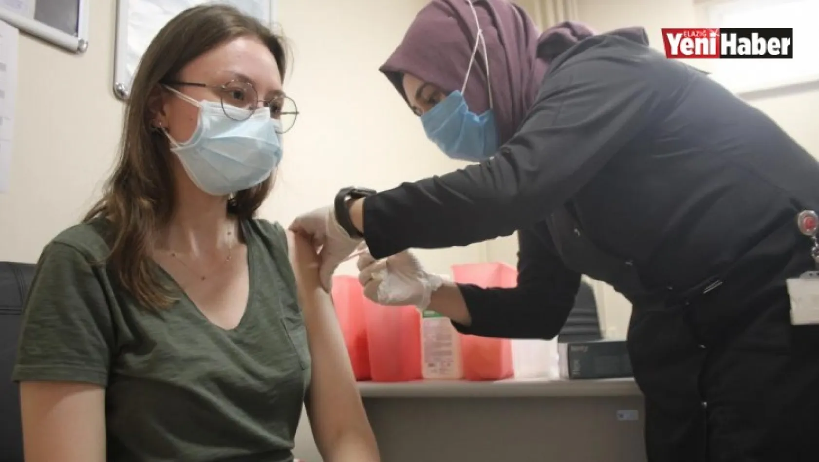 Elazığ'da Aşı Uygulamaları Devam Ediyor
