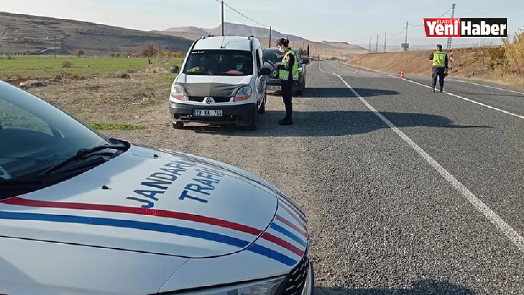 Elazığ'da Drone Destekli Trafik Denetimi!
