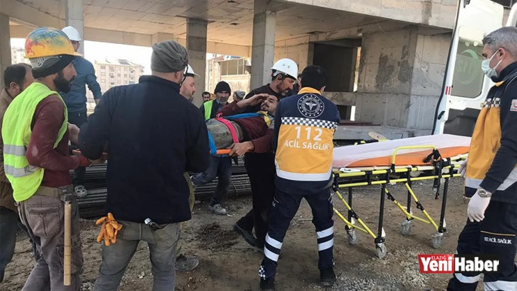Elazığ'da İş Kazası: 1 yaralı