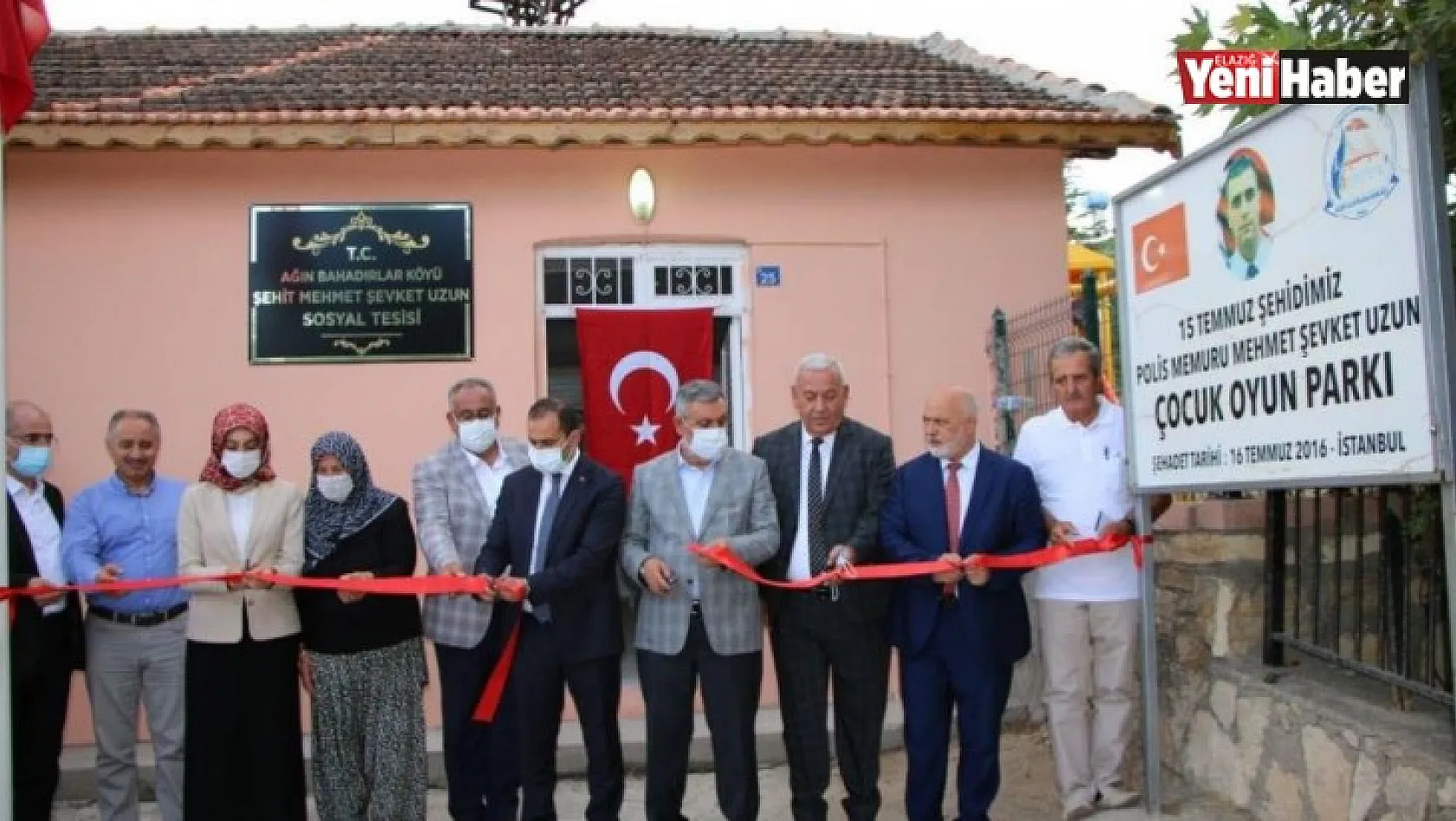 Elazığ'da Şehit Mehmet Uzun Sosyal Tesisi Ve Parkının Açılışı Yapıldı