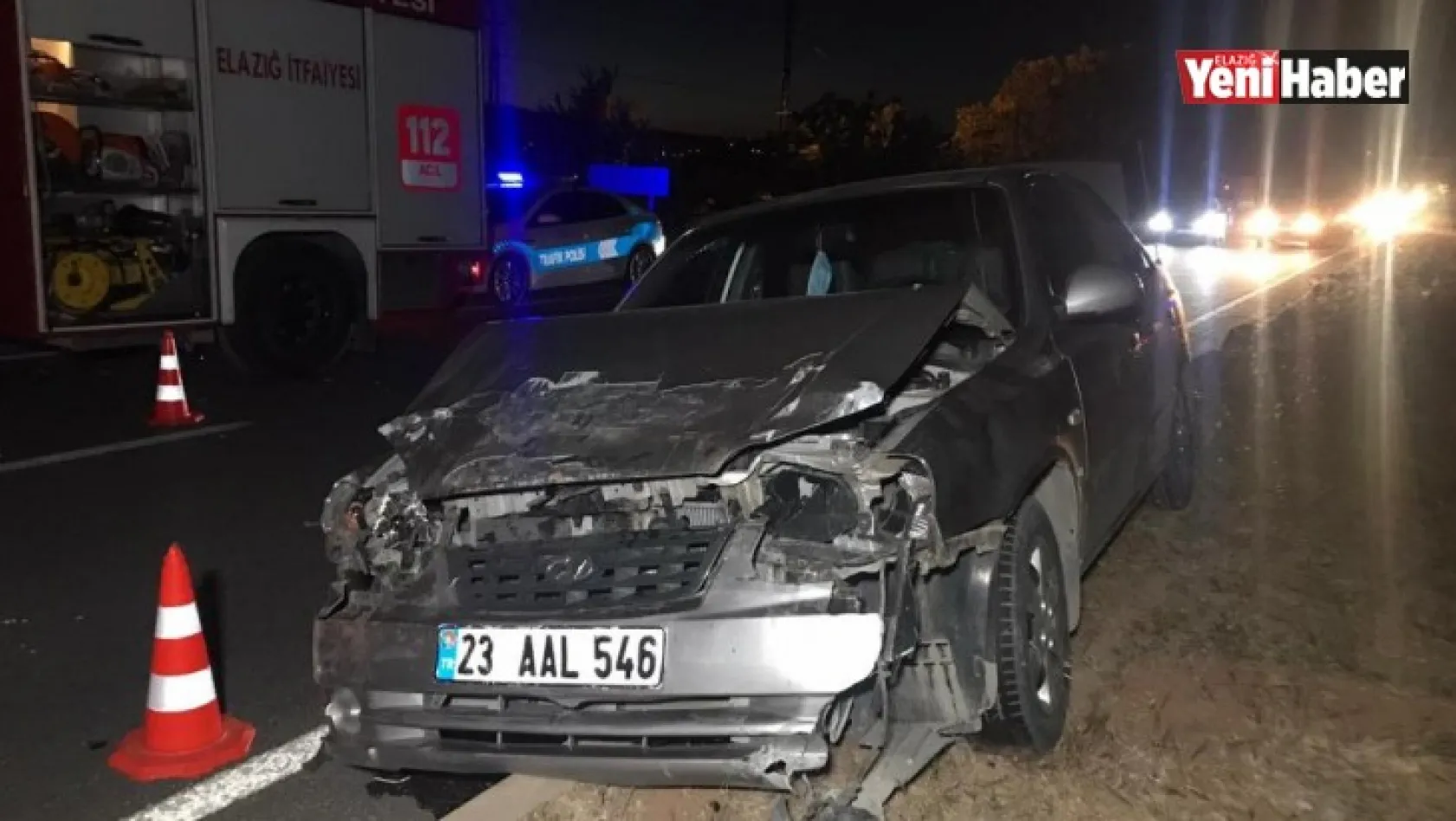 Elazığ Diyarbakır Yolunda Trafik Kazası!
