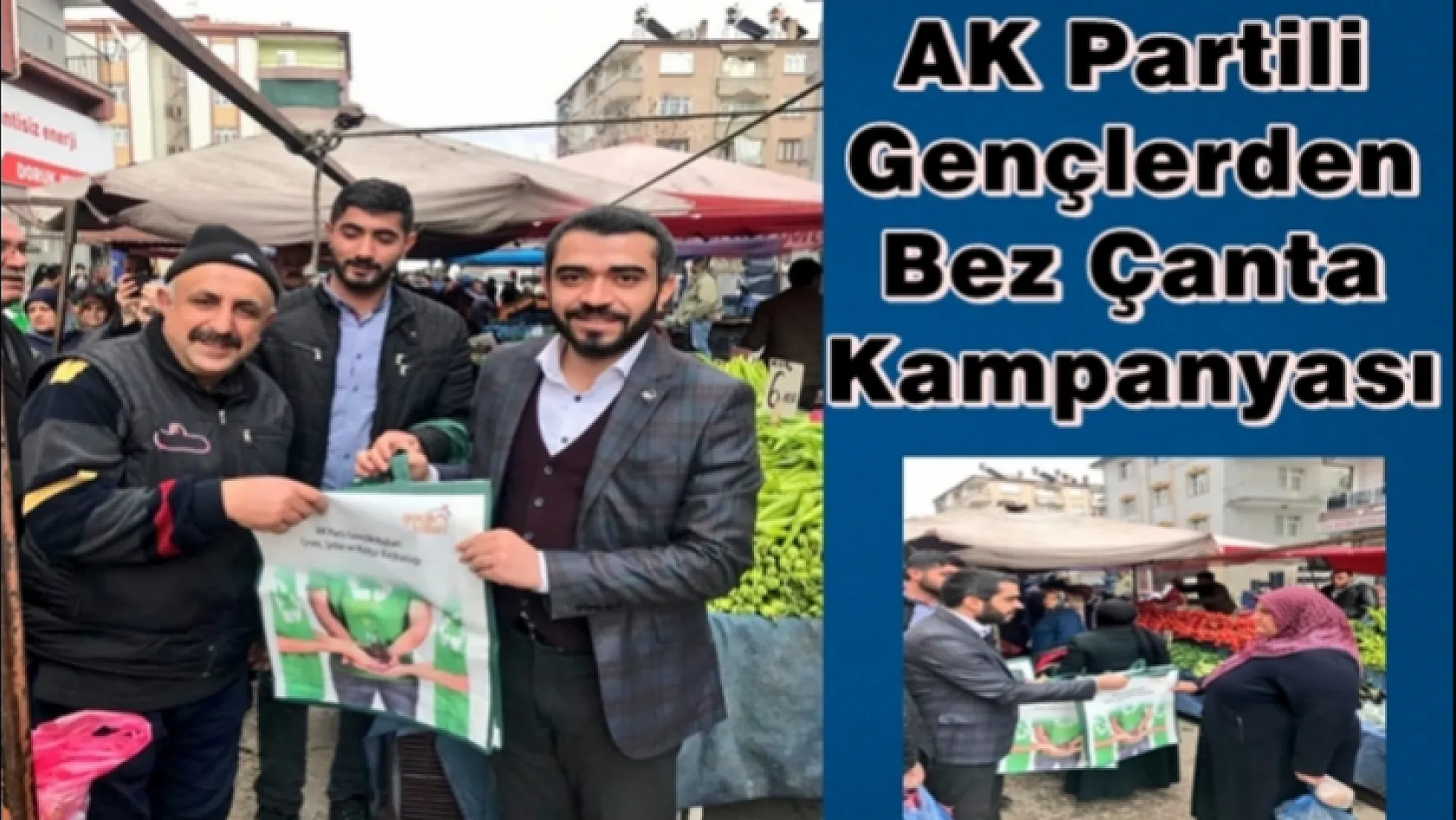 AK Partili Gençlerden Bez Çanta Kampanyası