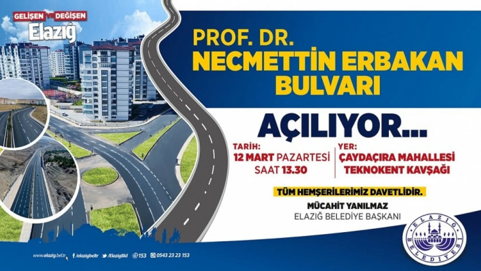 Erbakan Elazığ'a Geliyor