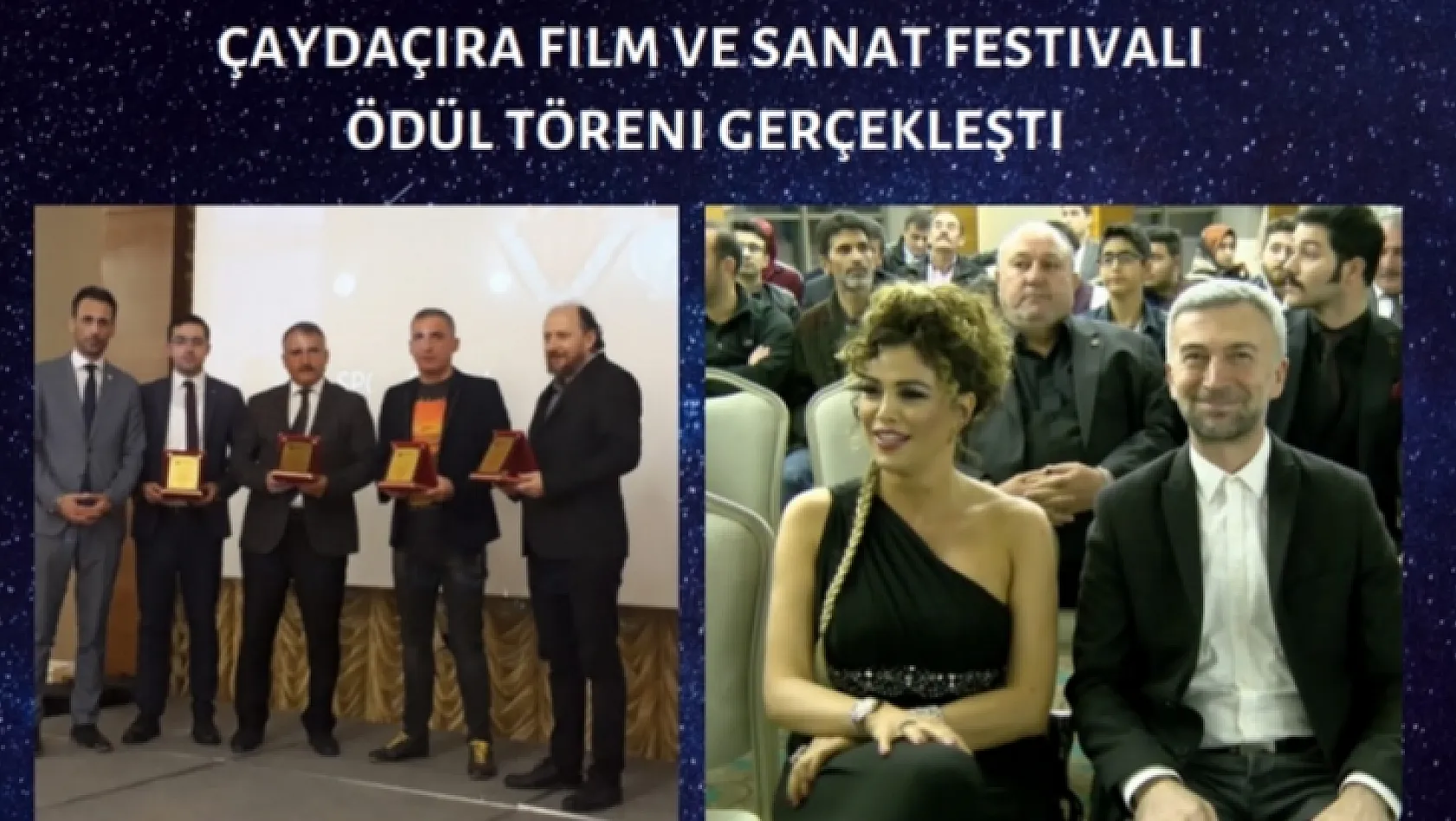Çaydaçıra Film ve Sanat Festivali Ödül Töreni  Gerçekleşti