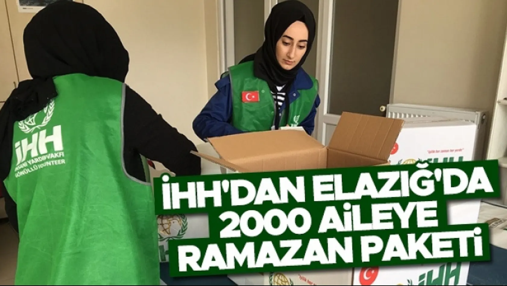 İHH'dan 2000 Aileye Ramazan Yardımı