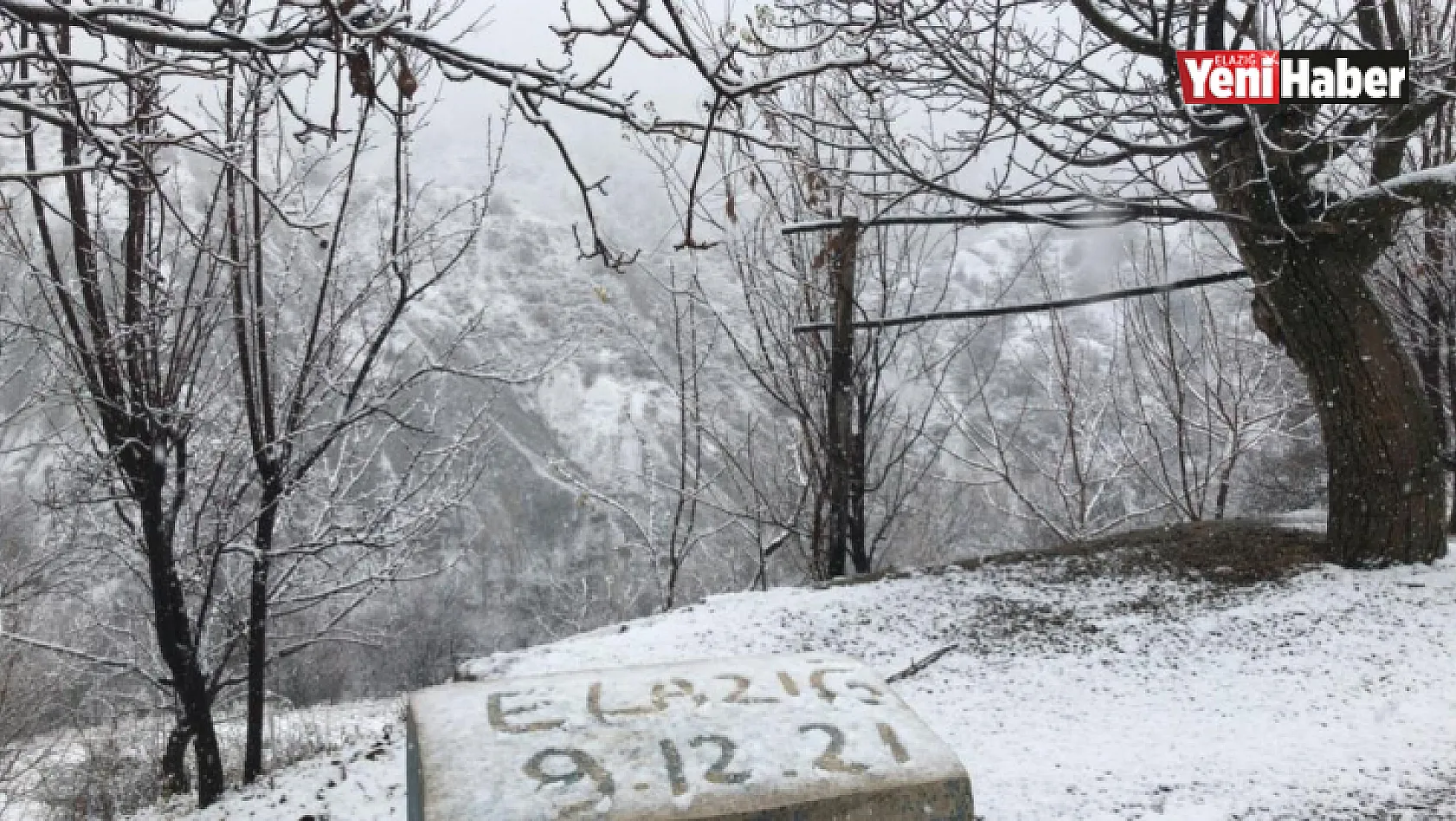 Elazığ'ın yüksek kesimlerinde kar etkili oldu