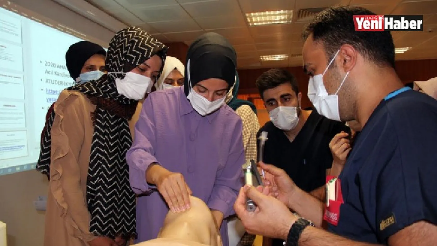 FÜ Hastanesinde Göreve Yeni Başlayan Sağlık Çalışanlarına CPR Eğitimi Verildi
