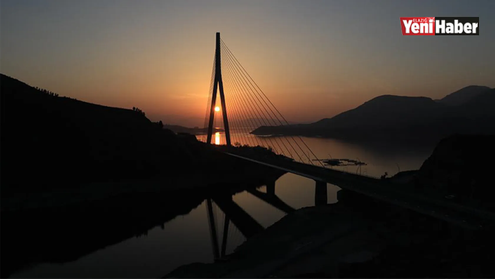 Kömürhan Köprüsü'nde günbatımı güzelliği