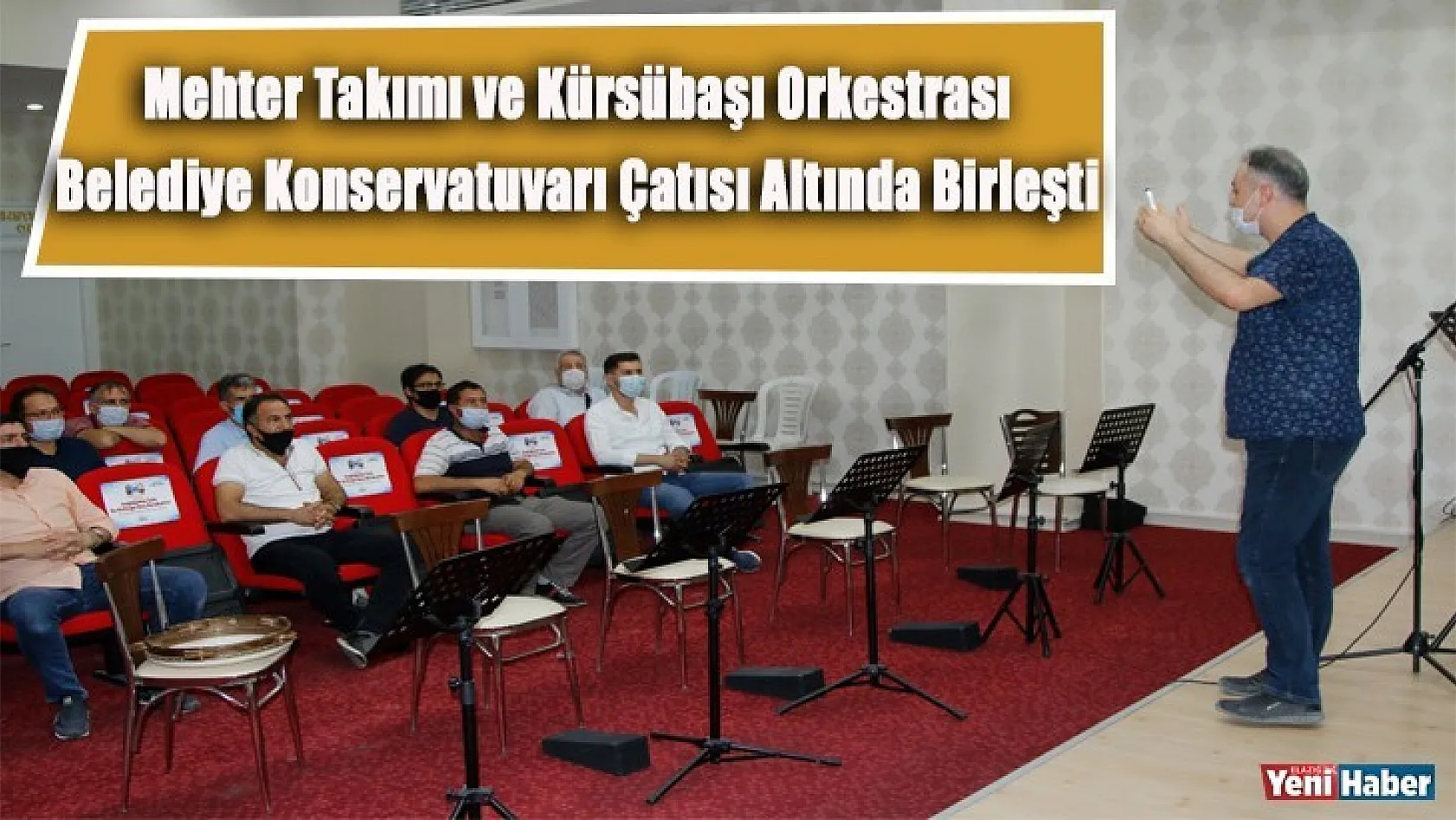 Mehter Takımı ve Kürsübaşı Orkestrası Belediye Konservatuvarı Çatısı Altında Birleşti!