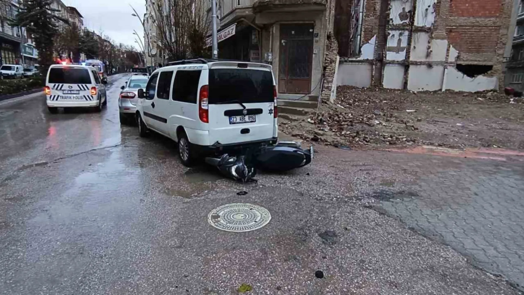 Elazığ'da Motosiklet Kazası!