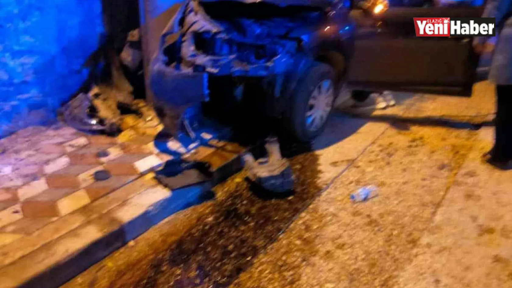 Elazığ'da İlginç Trafik Kazası