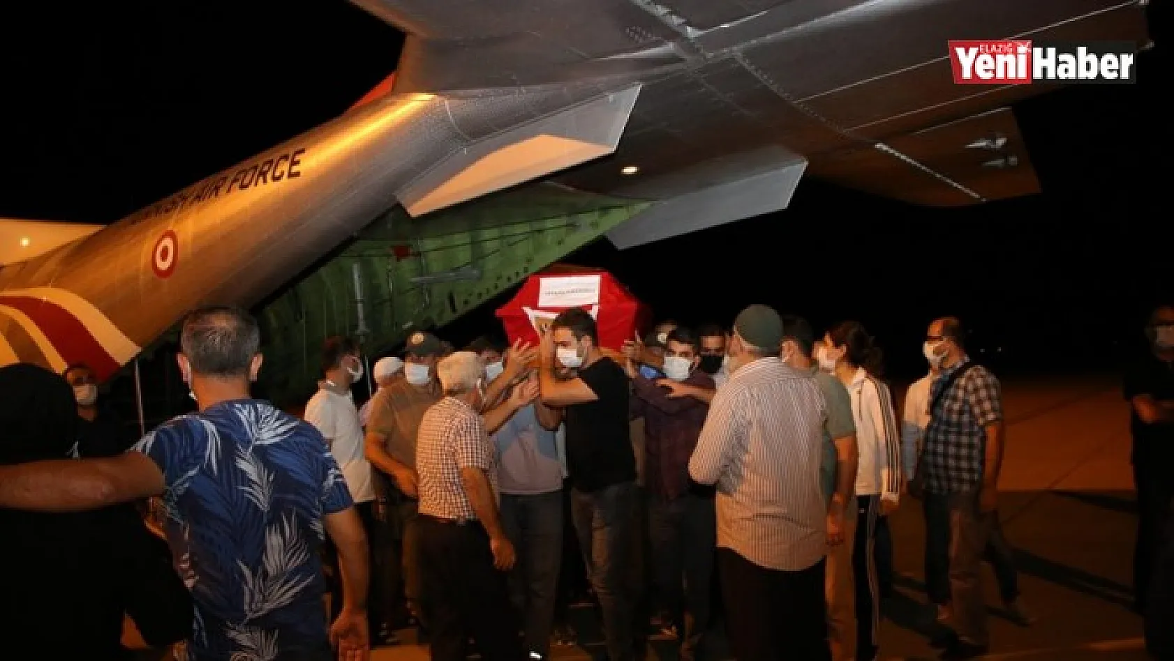 Pilot Serkan Mirzaoğlu'nun Cenazesi Memleketi Elazığ'a Getirildi