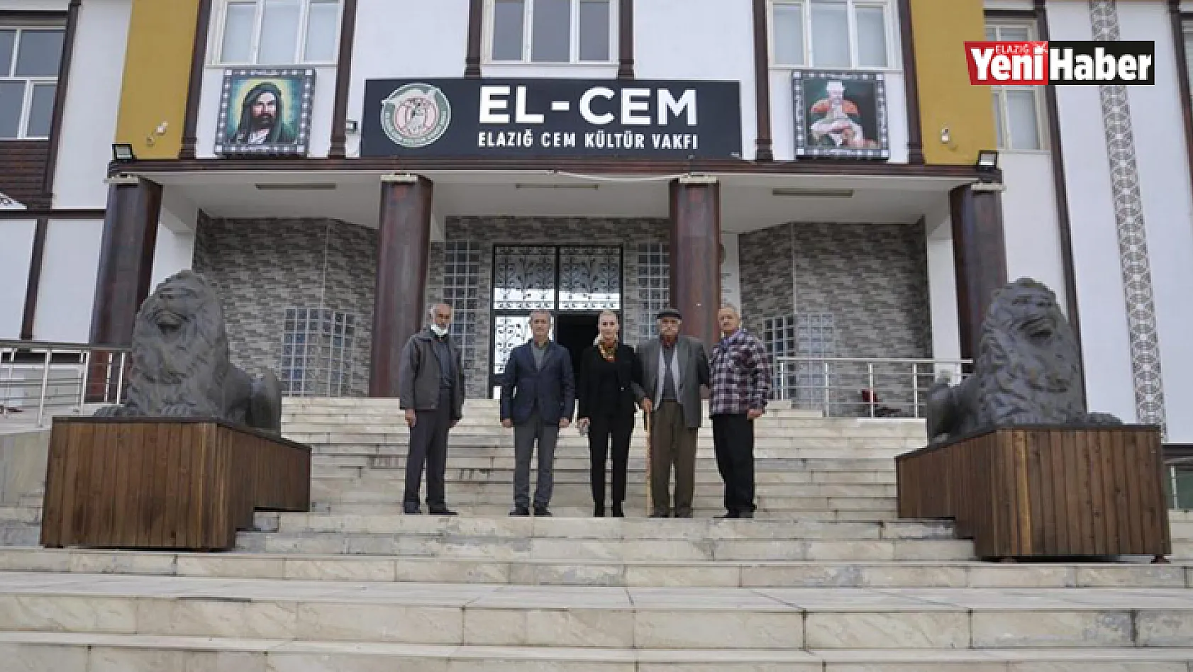 Tuncelili Başkandan Elazığ'da ki Cemevlerine Ziyaret