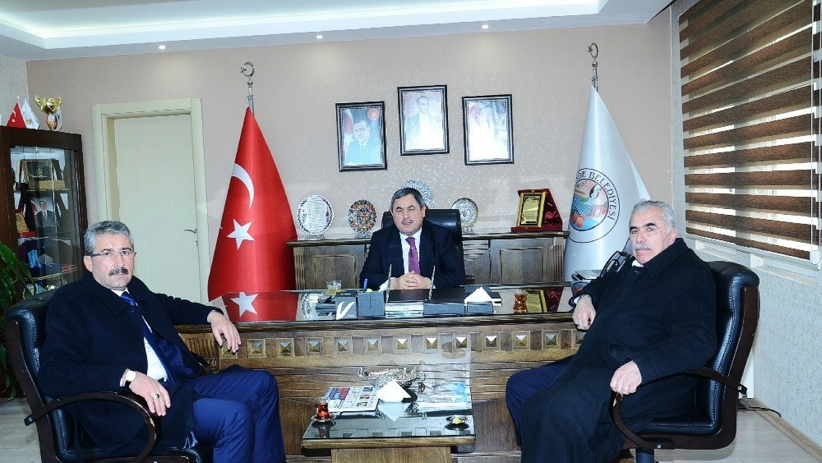 Başkan adayı Özkan'dan, Darende Belediyesi'ne ziyaret 