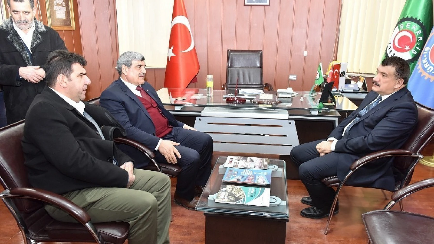 Başkan Gürkan'dan Şeker İş Sendikasına ziyaret 