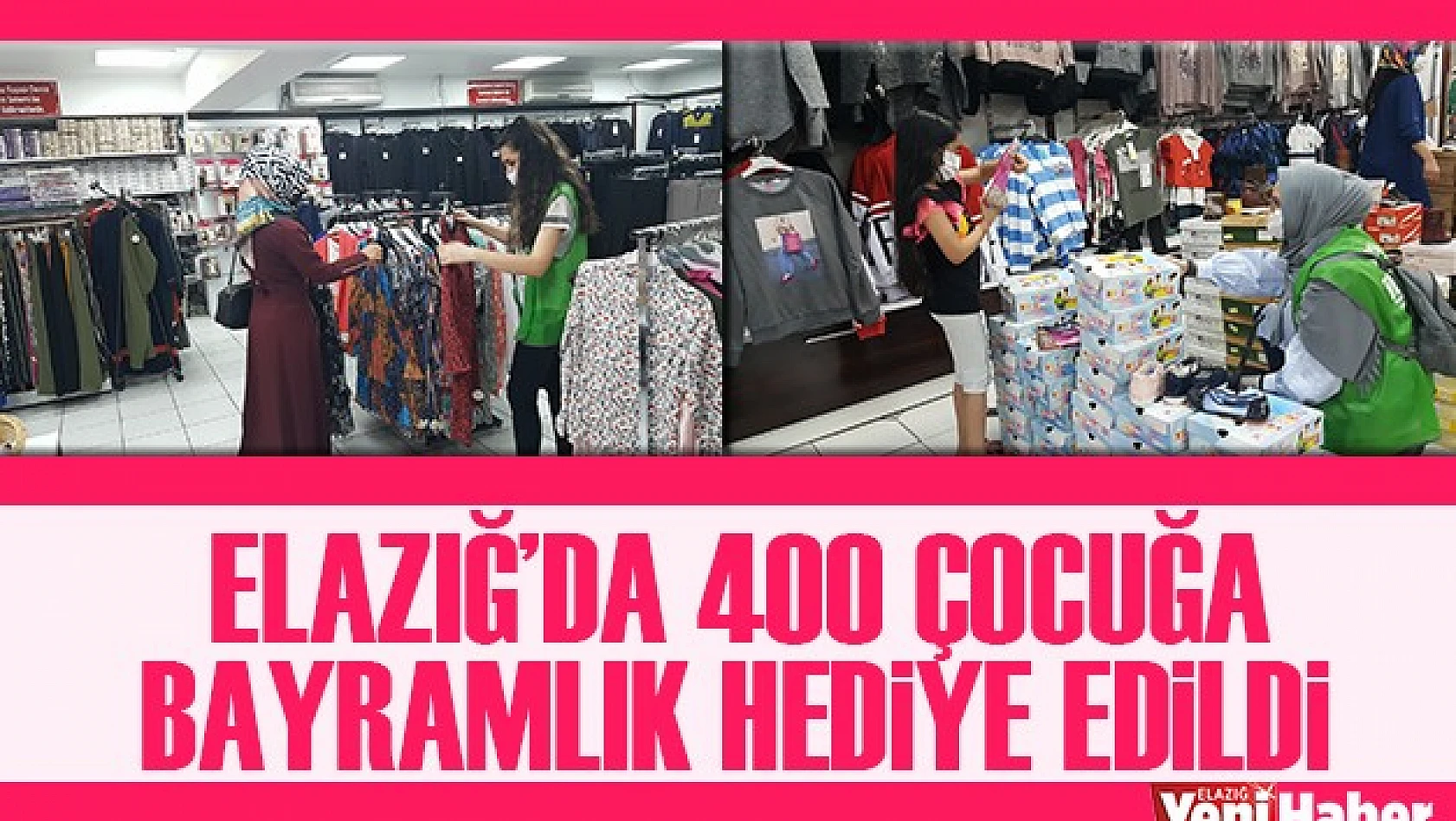 400 Çocuğa Bayramlık Hediye Edildi