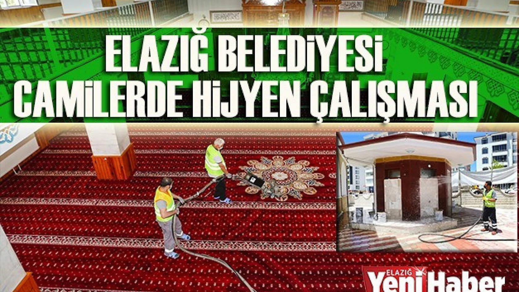 Elazığ Belediyesi Camilerde Hijyen Çalışması