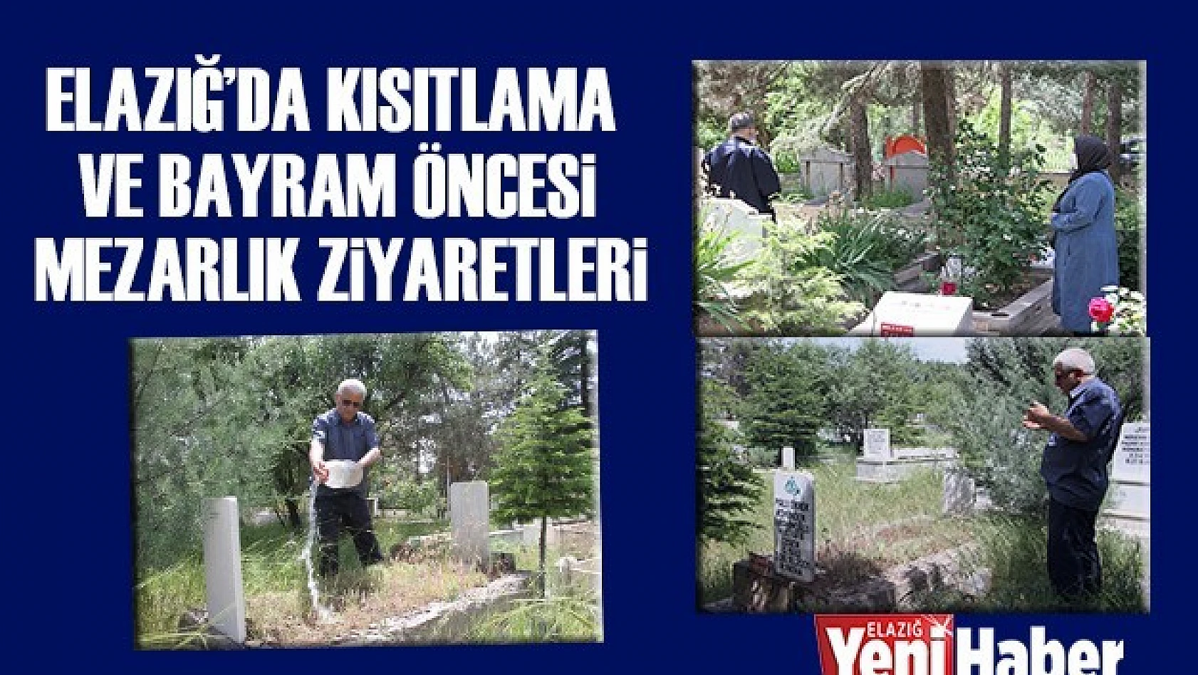 Bayram Öncesi Vatandaşlar Mezarlıkları Ziyaret Etti