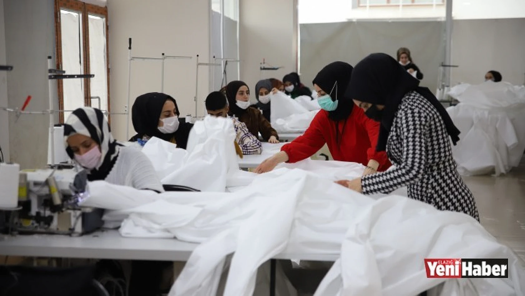 Elazığ'da Üretiliyor, Avrupa'da ki Sağlıkçılara Gönderiliyor