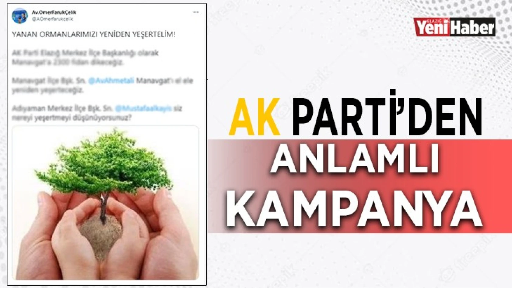 AK Parti'den Anlamlı Kampanya