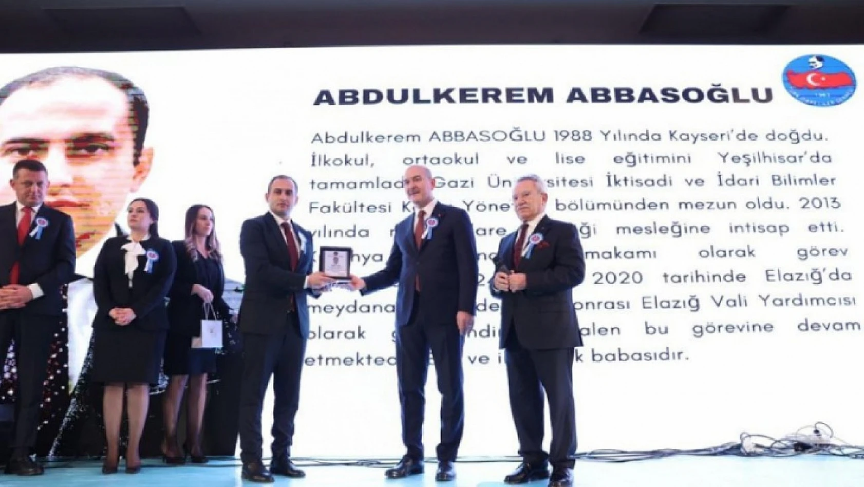 Abbasoğlu'na 'Üstün Başarı Ödülü'