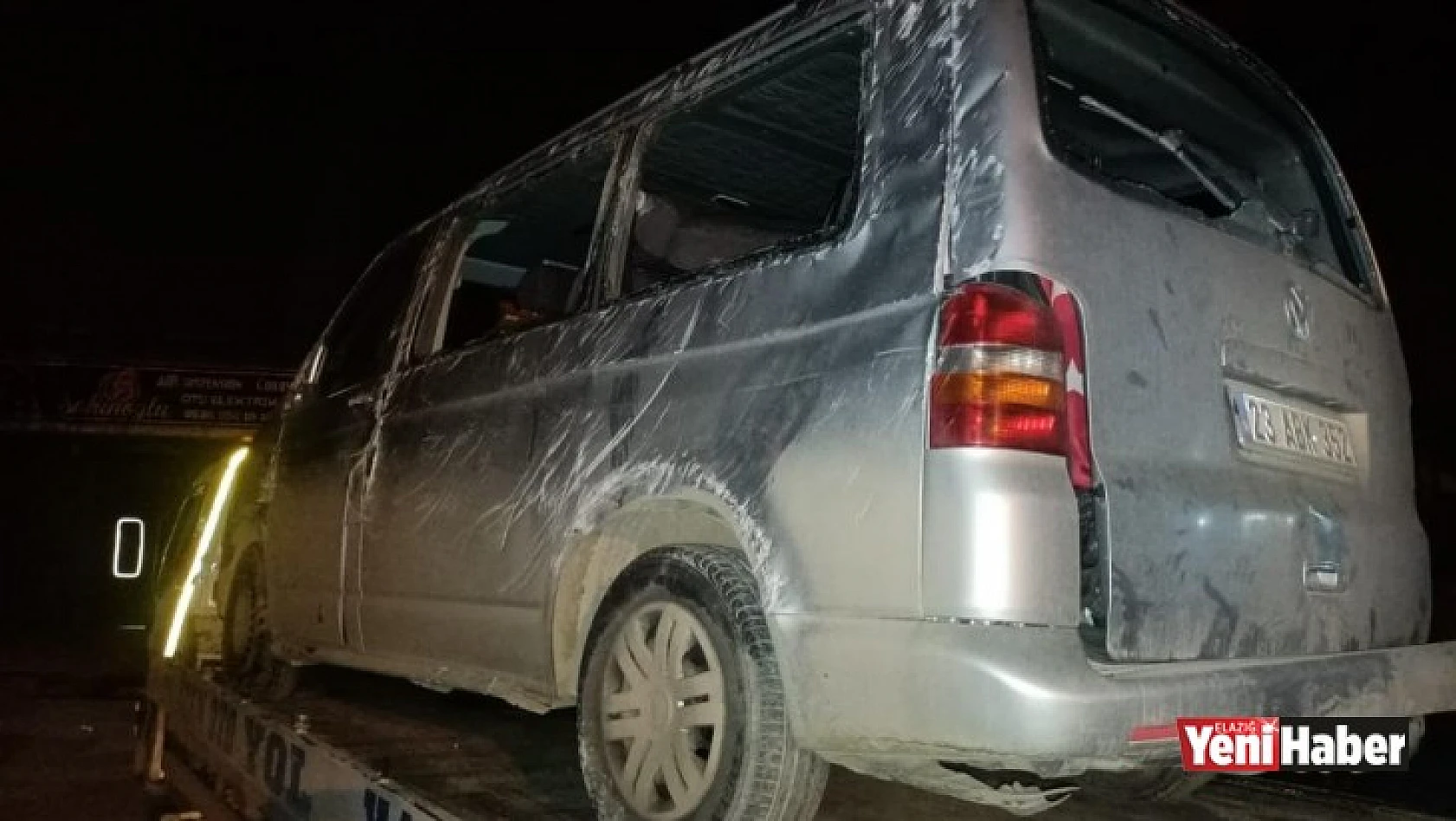 Elazığ'da Trafik Kazası 2 Yaralı