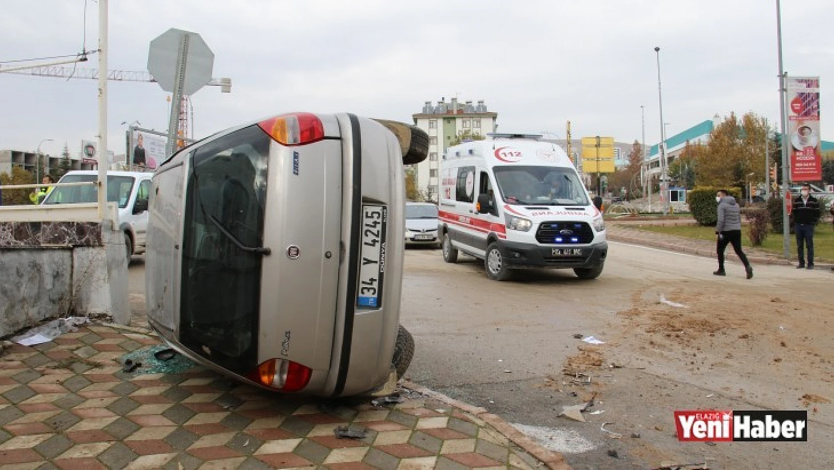 Elazığ'da Trafik Kazası: 4 Yaralı!