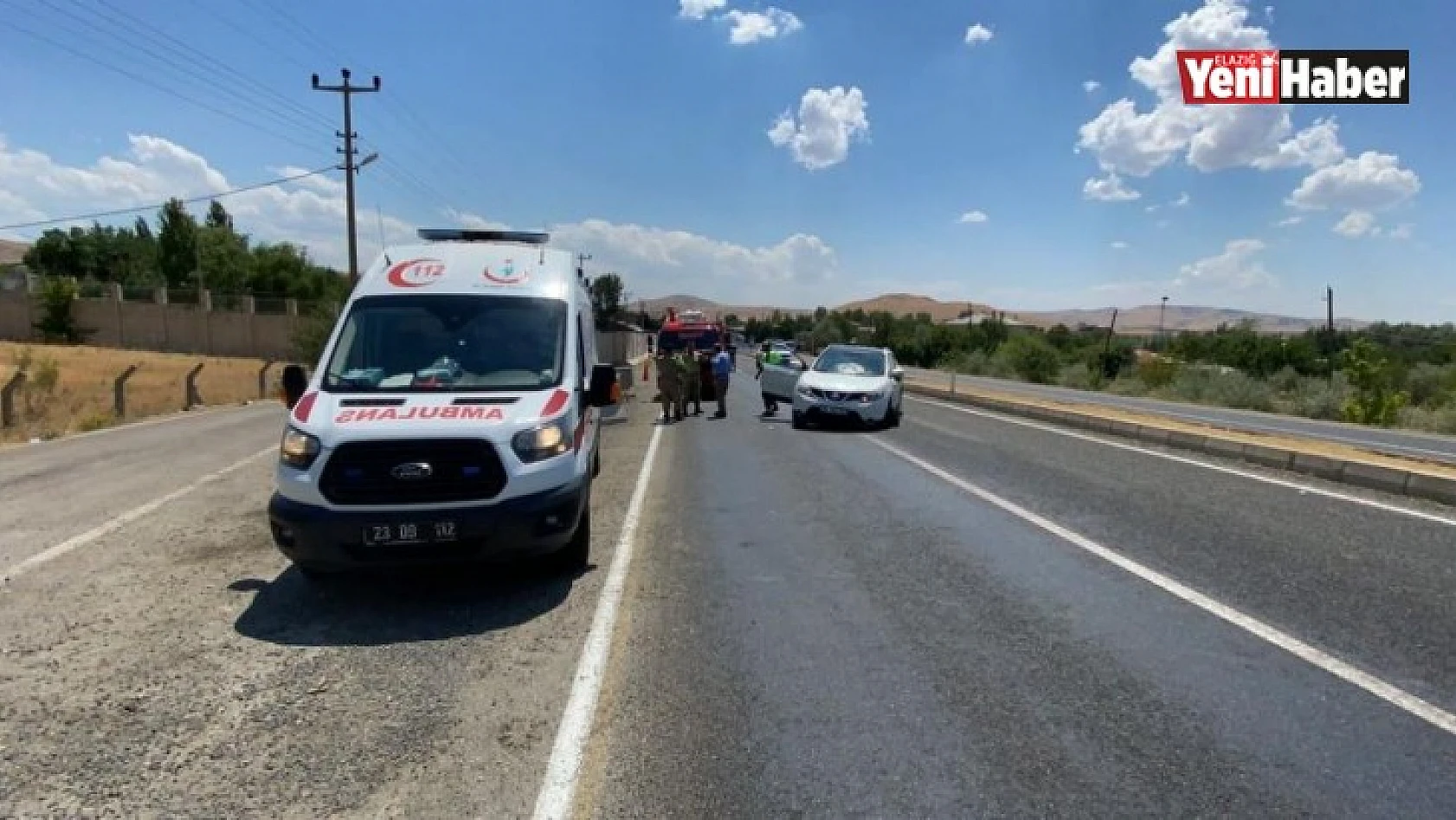 Elazığ'da Trafik Kazası: 4 Yaralı!