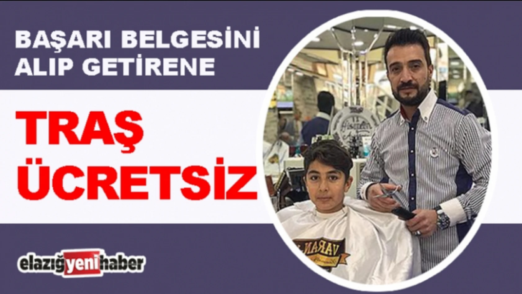 Elazığ'lı Kuaförden Örnek Davranış
