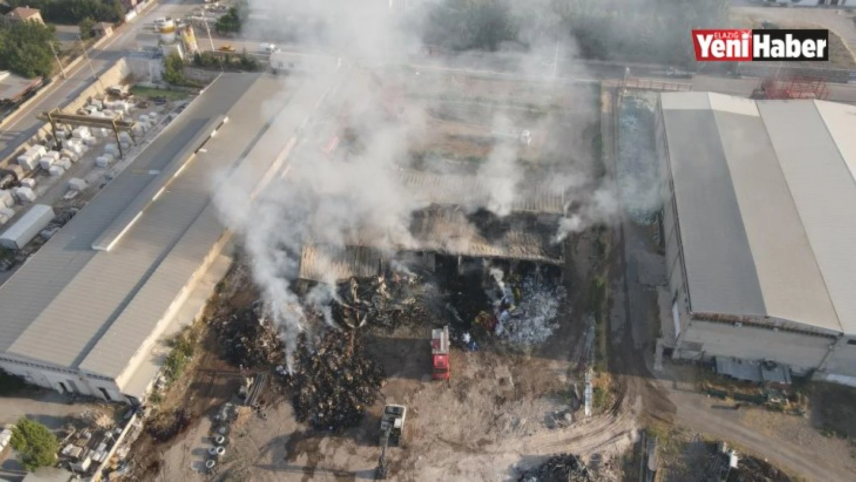 Elazığ OSB'de Çıkan Yangın 8 Saatin Sonunda Kontrol Altına Alındı