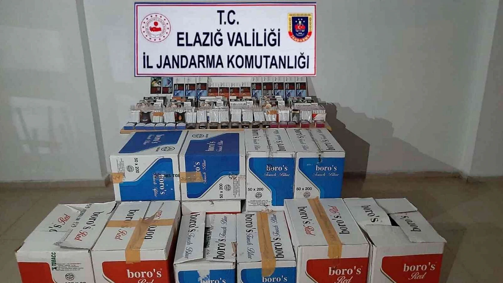Elazı'da Kaçak Tütün Operasyonu