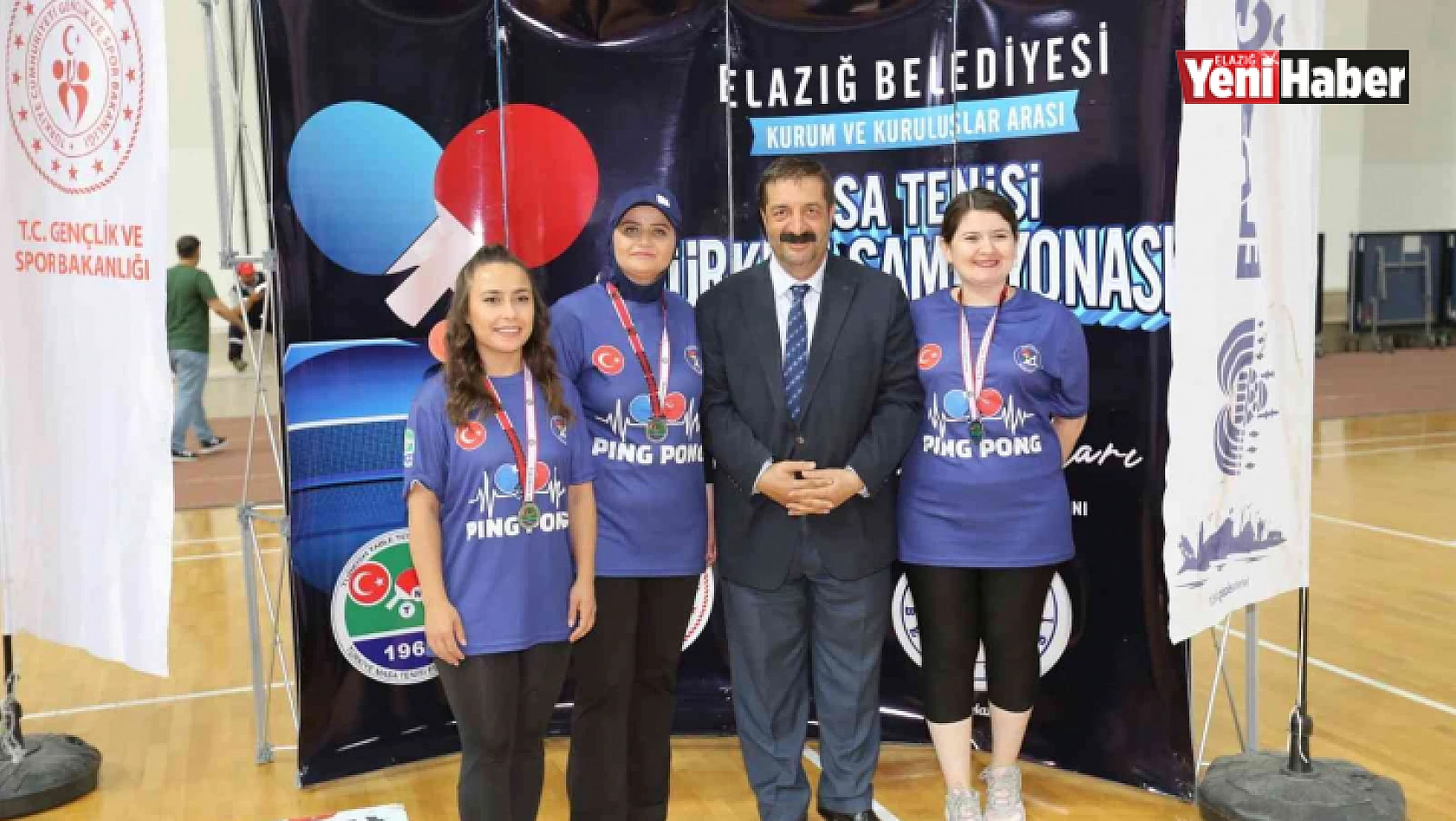 Kurum ve kuruluşlar arası masa tenisi Türkiye Şampiyonası sona erdi