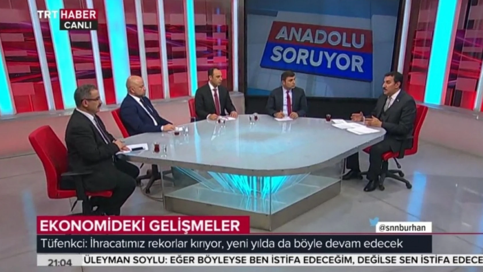 Bakan Tüfenkci, 'Anadolu Soruyor'un Konuğu Oldu
