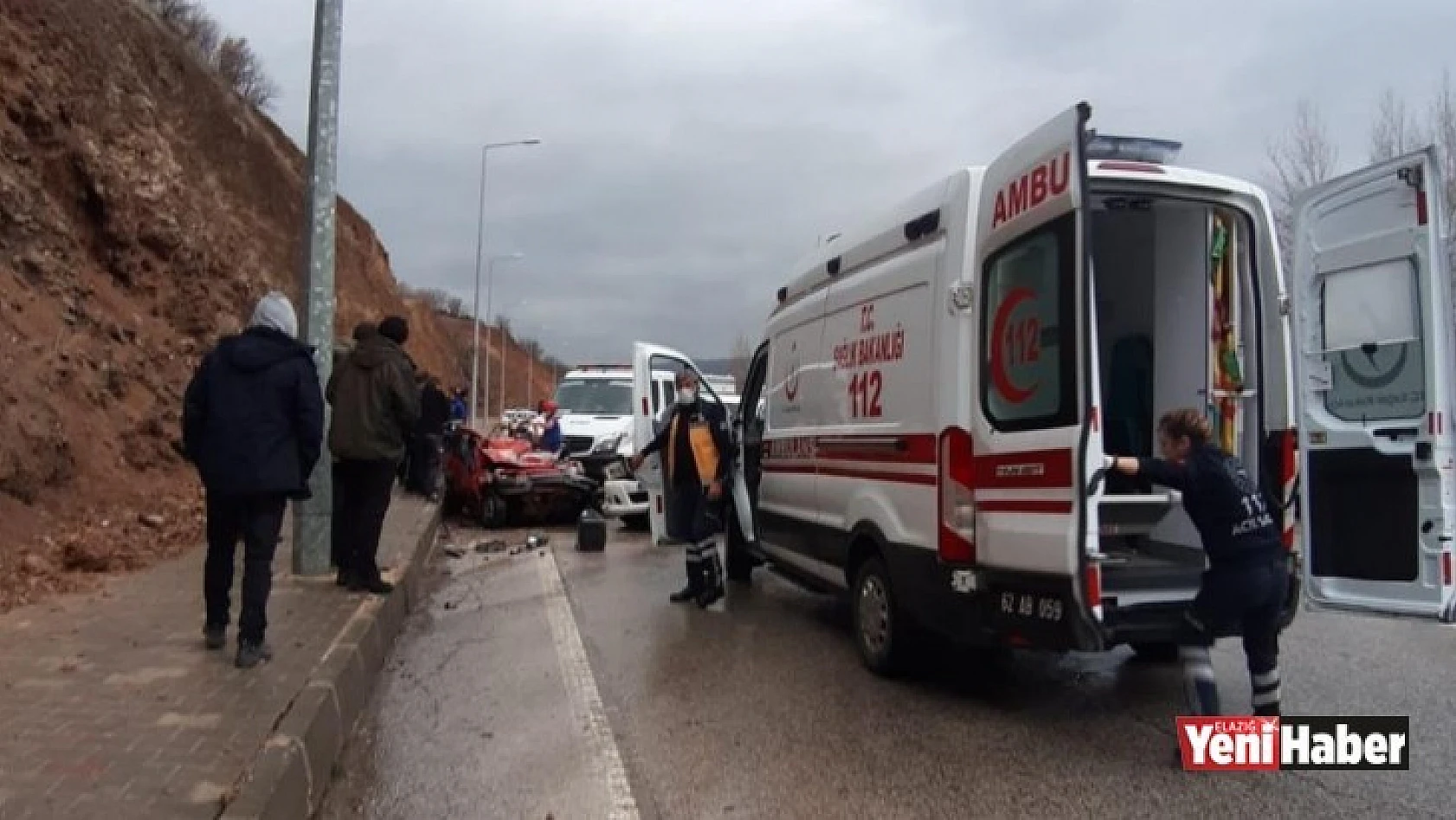 Tunceli-Elazığ Karayolunda Trafik Kazası