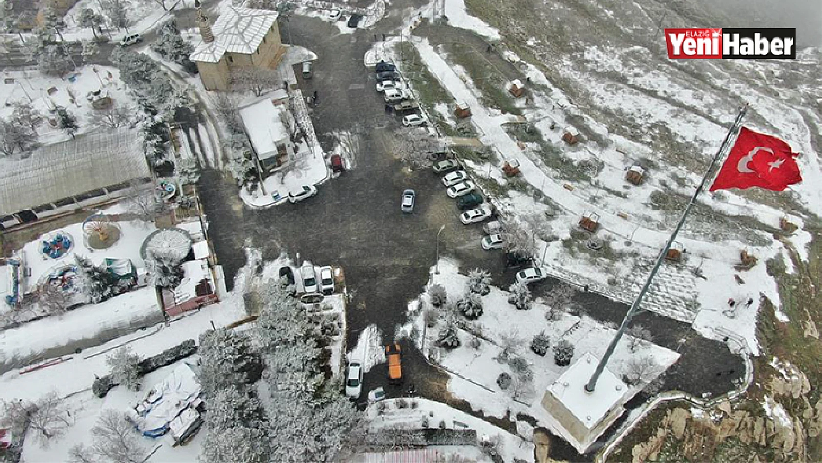Elazığ'da Kartpostallık Kar Manzaraları