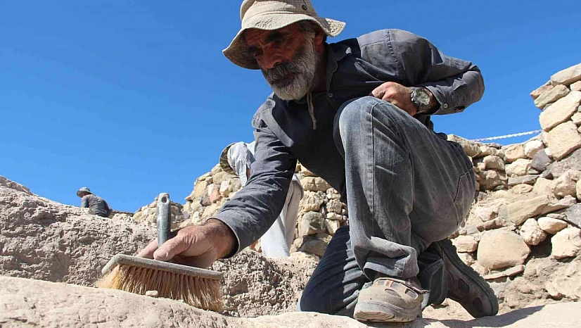 5 bin yıllık Harput Kalesi'nde çalışmalar tüm hızıyla sürüyor